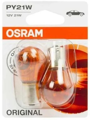 Lampadina per Auto OS7507-02B Osram OS7507-02B PY21W 21W 12V (2 Pezzi)