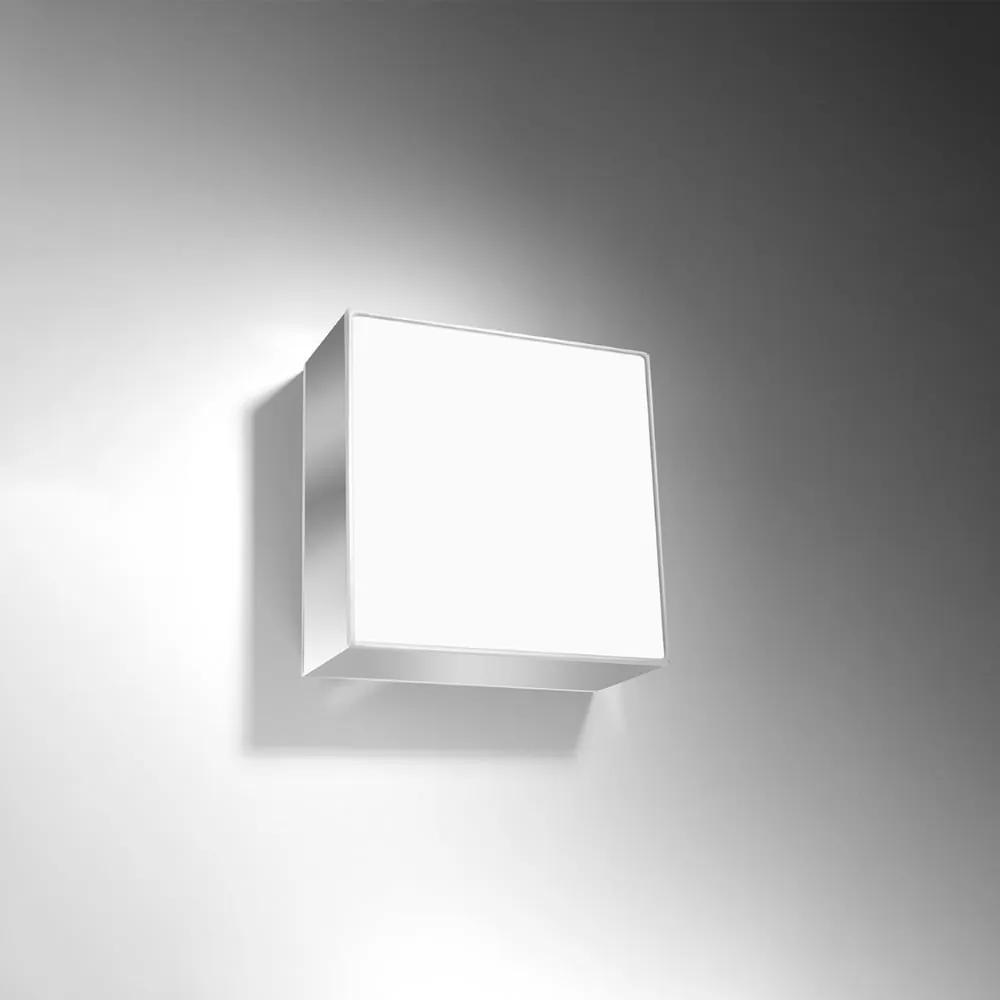 Lampada da soffitto grigia 25x25 cm Mitra - Nice Lamps