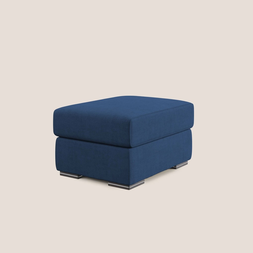 Sun pouf apribile contenitore in tessuto impermeabile T02 blu