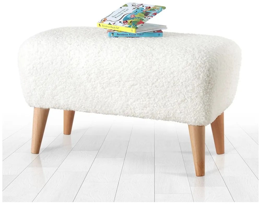 Pouf bianco per bambini Moouv - Artie