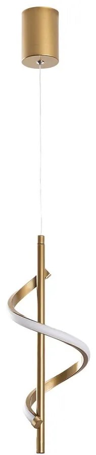 Lampada a sospensione LED in oro ø 16 cm Likma - Opviq lights