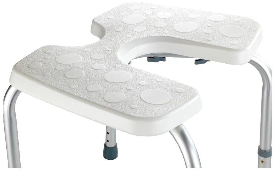 Sgabello da doccia Sgabello igienico bianco, 53 x 46 cm Secura - Wenko