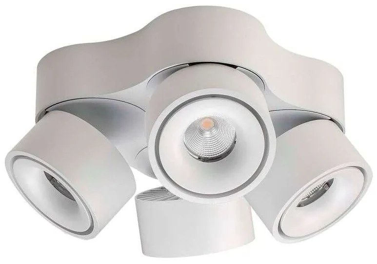 Antidark - Easy Quattro W4100 LED Plafoniera w/Hole 2700K Bianco Antidark