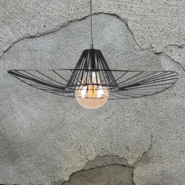 Lampadario su corda ABANO 1xE27/20W/230V