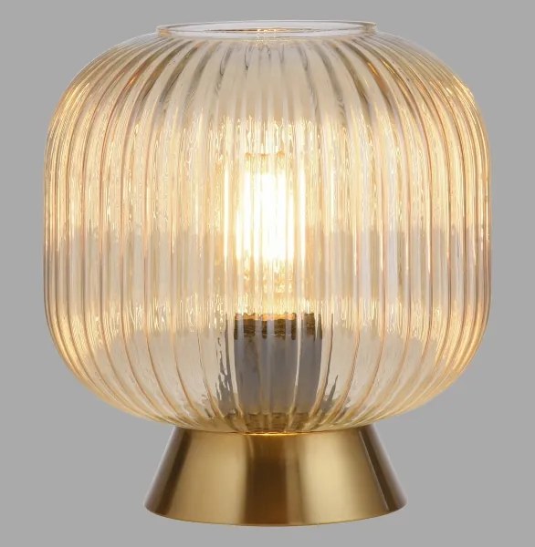 Schöner Wohnen 13573-27 - Lampada da tavolo NAMI 1xE27/25W/230V dorata/beige