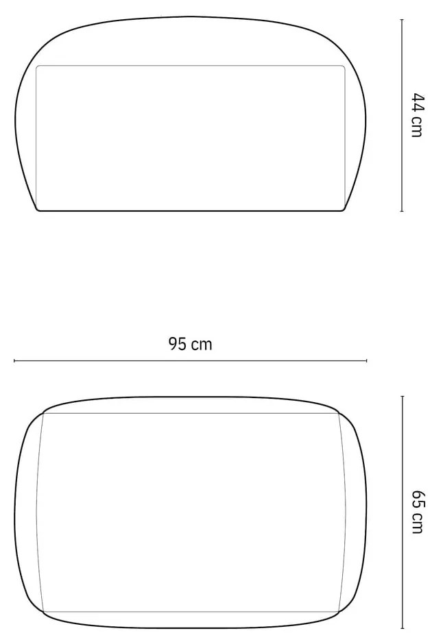 Poggiapiedi componibile marrone chiaro con rivestimento in velluto Martina – Micadoni