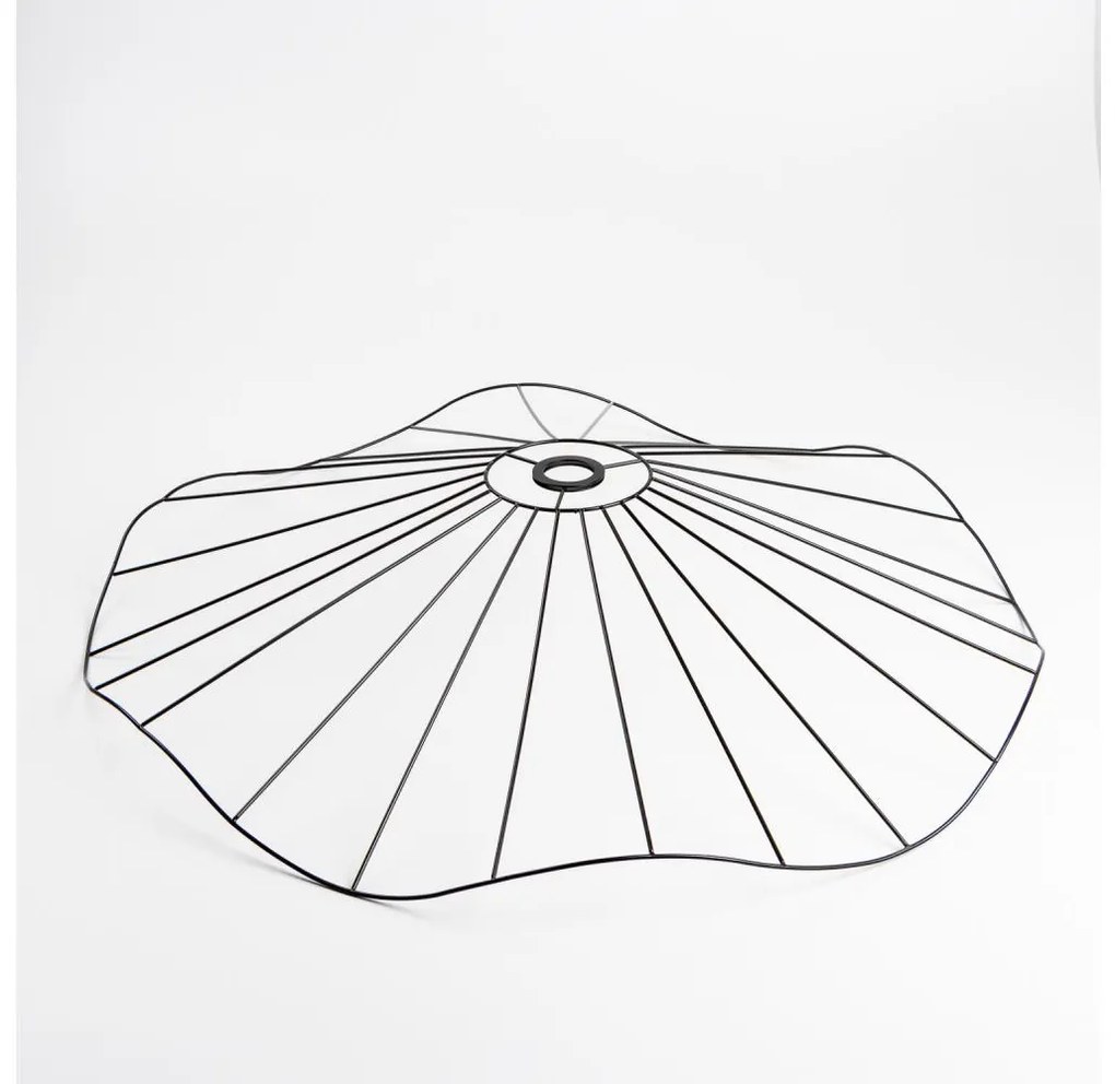 Paralume universale CURITIBA Ø 80 cm nero