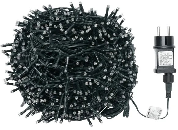 Aigostar - Catena di luci natalizie LED da esterno 1000xLED/8 funzioni 53m IP44 multicolore