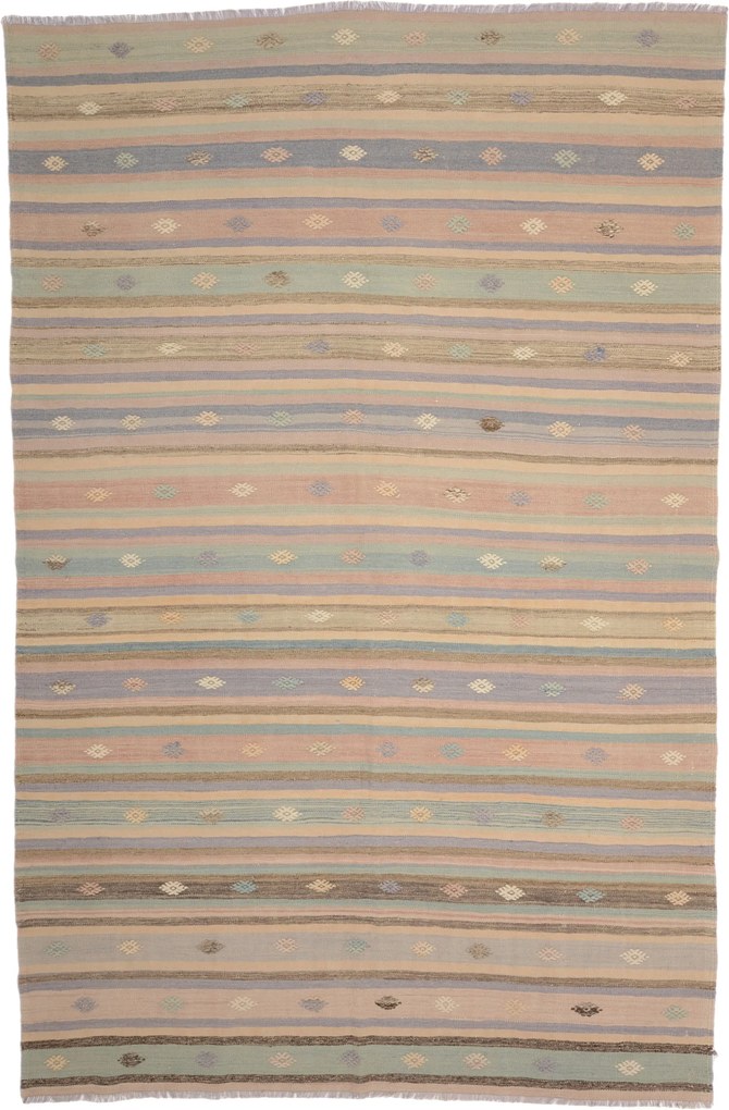 Kilim Tappeto 280 x 180 (Tacchino) Annodato A Mano