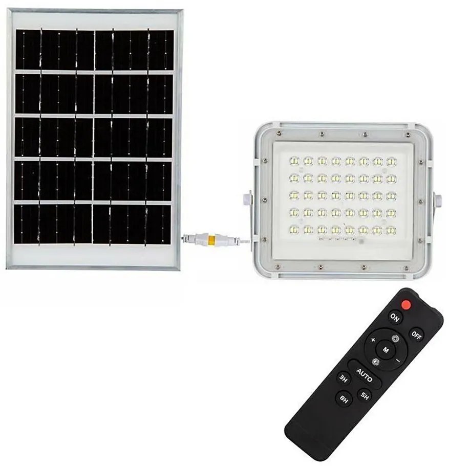 LED Proiettore solare da esterno LED/6W/3,2V IP65 6400K bianco + +TC