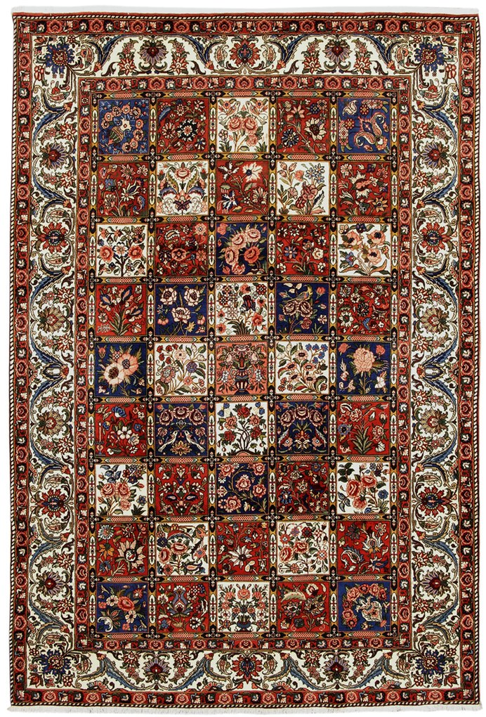Bakhtiar Tappeto 210 x 300 (Iran) Annodato A Mano