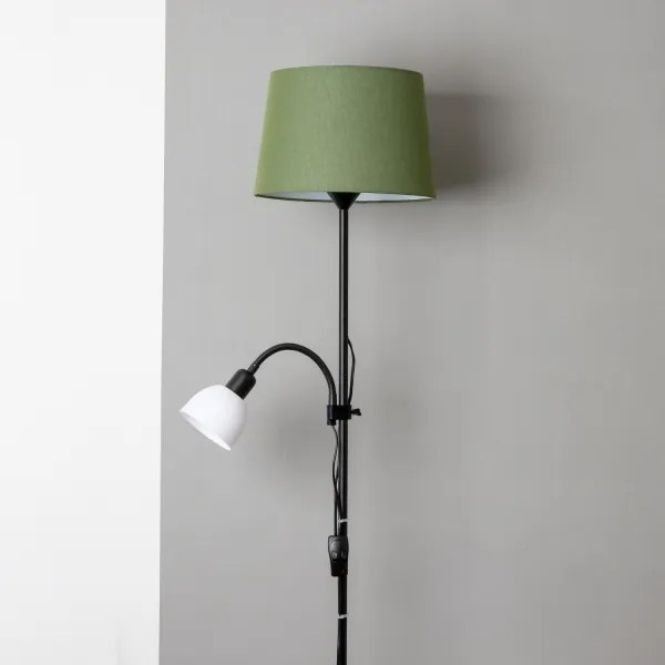 Brilagi - Lampada da terra CERIA 1xE27/100W/230V + 1xE14/25W nero/verde