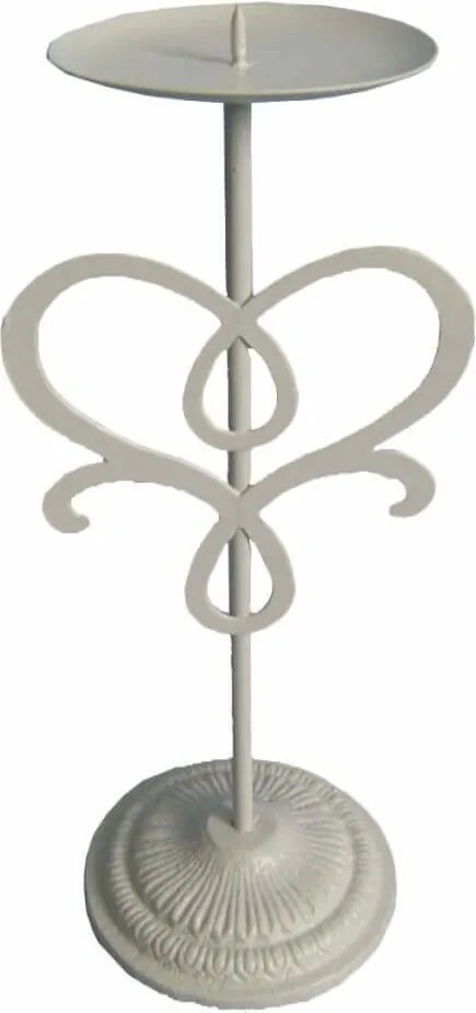 porta candela stile provenzale in ferro verniciato