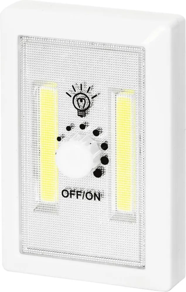 Aigostar - Lampada notturna portatile a LED, 3x AAA, 6500K