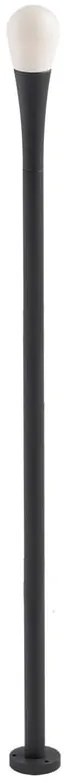 Lampione da giardino, Drop H 74 cm, antracite, IP65 INTEC