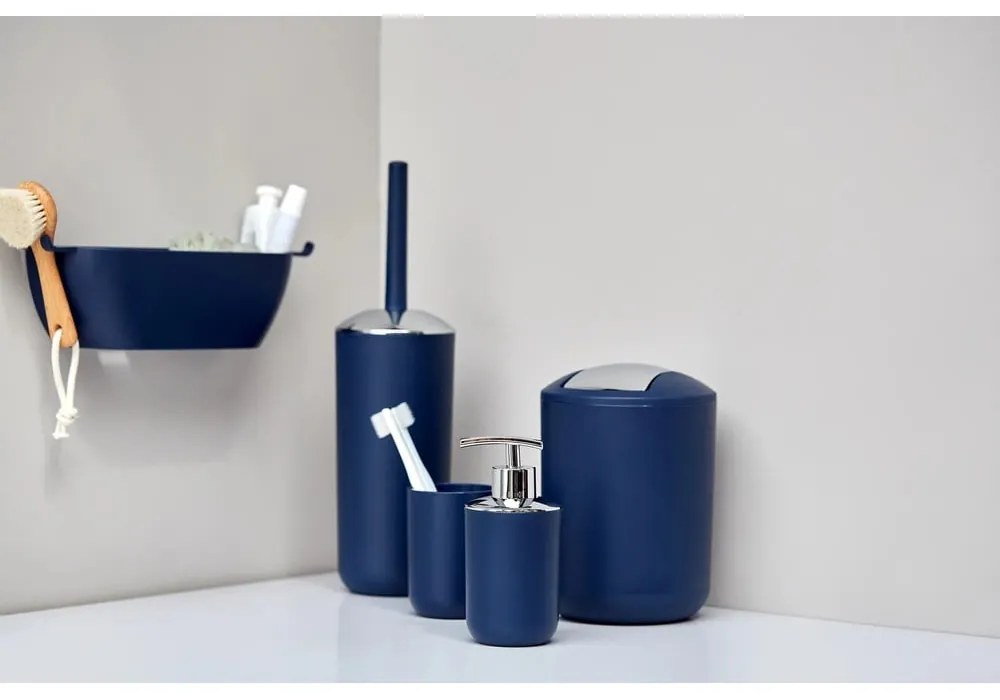 Set di accessori da bagno in plastica blu scuro Brasil - Wenko