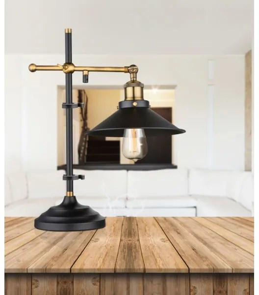 Globo 15053T - Lampada da tavolo LENIUS 1xE27/60W/230V