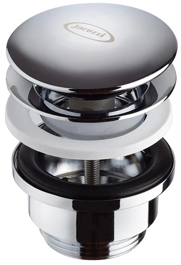 Piletta click clack universale Jacuzzi   Rubinetteria con o senza troppopieno