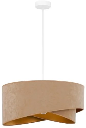 Brilagi - Lampadario LED a sospensione con filo LYRA 1xE27/15W/230V marrone/oro