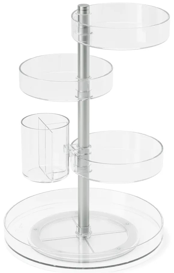 Organizer da bagno in plastica girevole per cosmetici Pirouette - Umbra