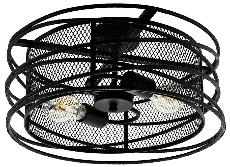 Eglo 43091 - Plafoniera BLACKWATER 2xE27/60W/230V