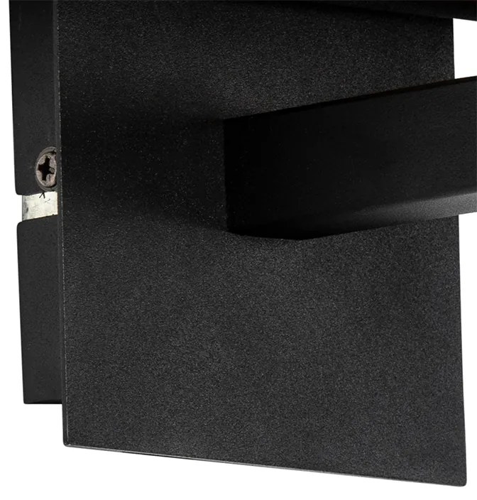 Applique moderna nera con oro - VT 1