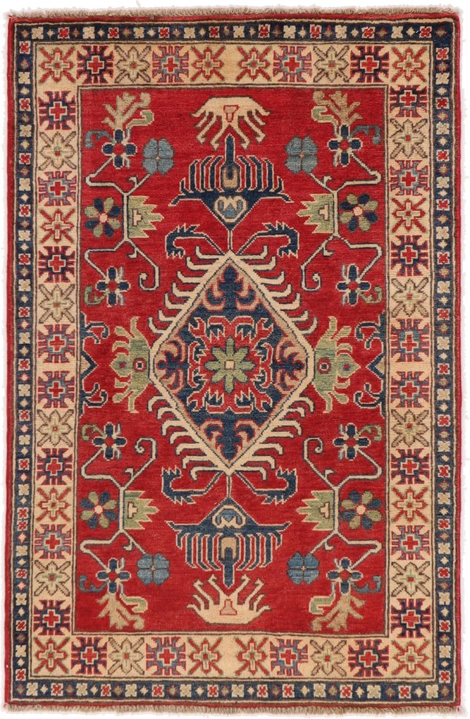 Kazak Tappeto orientale 100x150 (Pakistan) Annodato A Mano