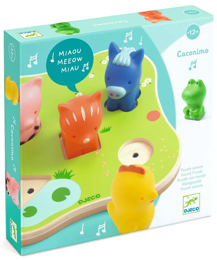 Puzzle sonoro a incastro - Animaletti
