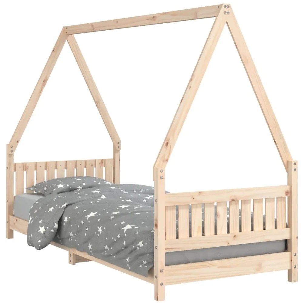 Giroletto per bambini 80x200 cm in legno massello di pino