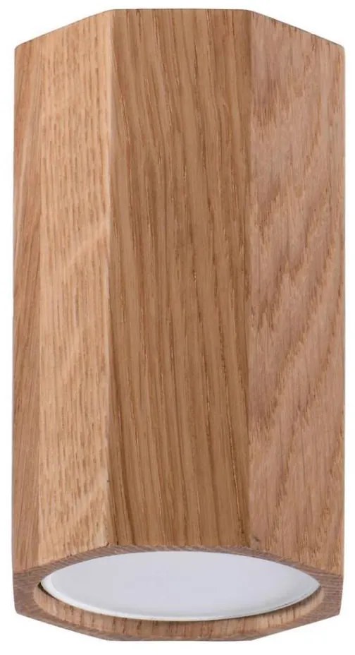 Sollux SL.1033 - Faretto ZEKE 1xGU10/40W/230V 10 cm quercia