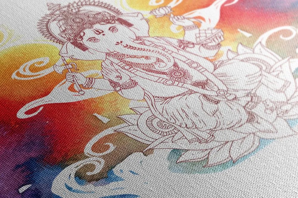 Stampa su tela – Ganesha indù