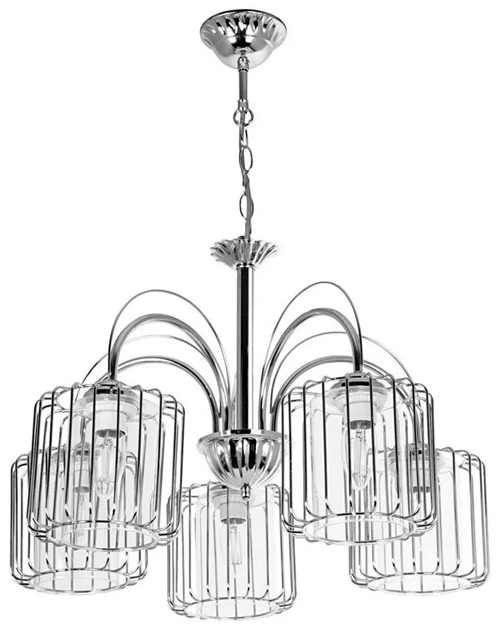 Lampadario su catena 5xE27/60W/230V