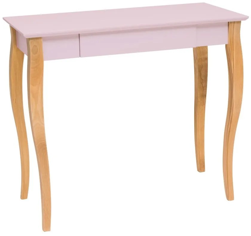 Scrivania rosa Lillo, lunghezza 85 cm - Ragaba
