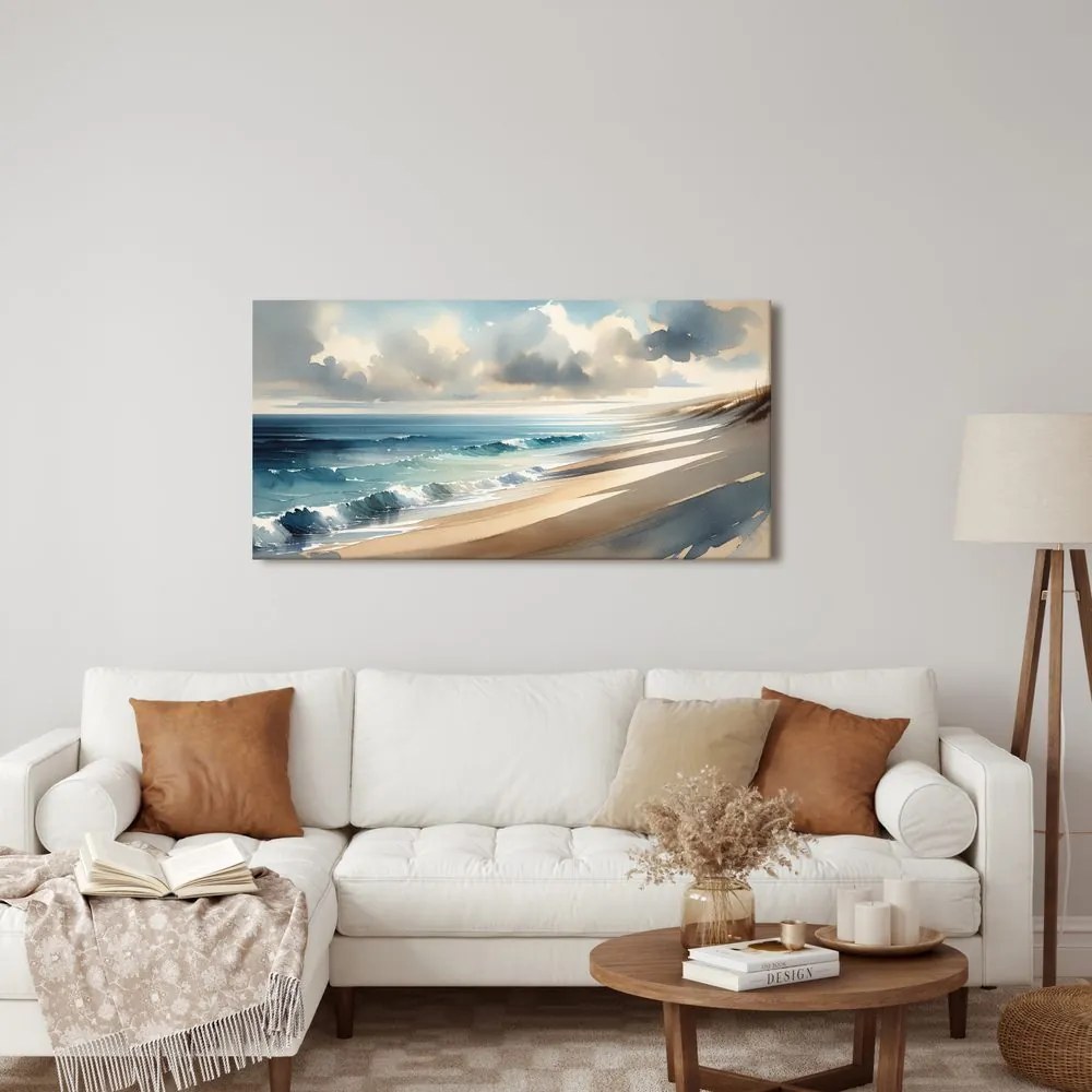 Quadro su tela – Tocco del mare su tela
