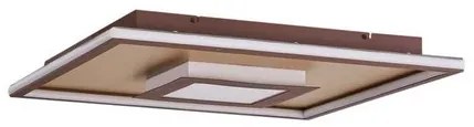 Pekela Square LED Plafoniera L60 Rust/Matt Gold - Lindby