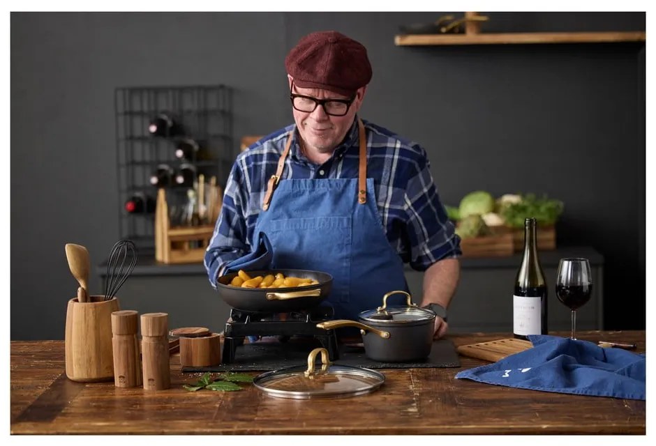 Casseruola in alluminio con coperchio incluso/con superficie antiaderente adatta all'induzione 1,5 l – Holm