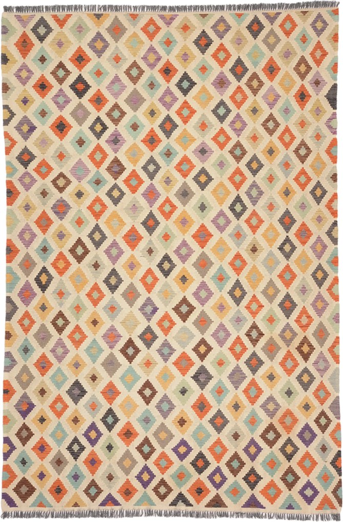 Kilim Tappeto 200 x 300 (Afghanistan) Annodato A Mano