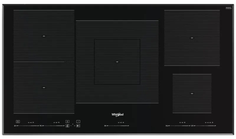 Piano cottura induzione 5 zone WT 1090 BA WHIRLPOOL