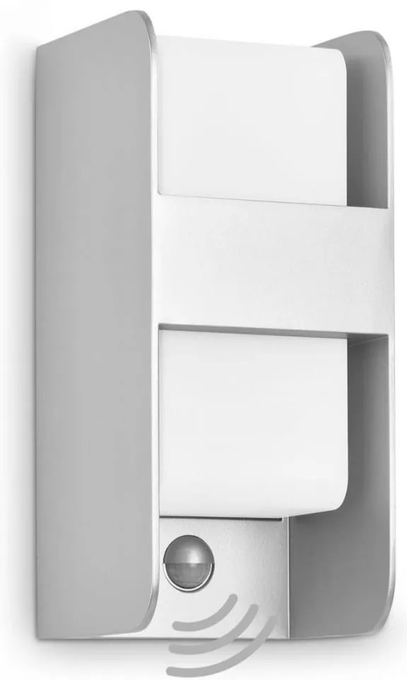 Telefunken 321104TF-Applique da esterno con sensore 1xE27/12W/230V IP44 bianco