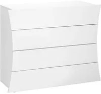 Com per Camera Da Letto Con 4 Cassetti 98x40x81,5cm - ARCANE