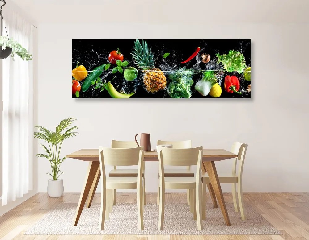 Quadro su tela – Frutta e verdura biologica