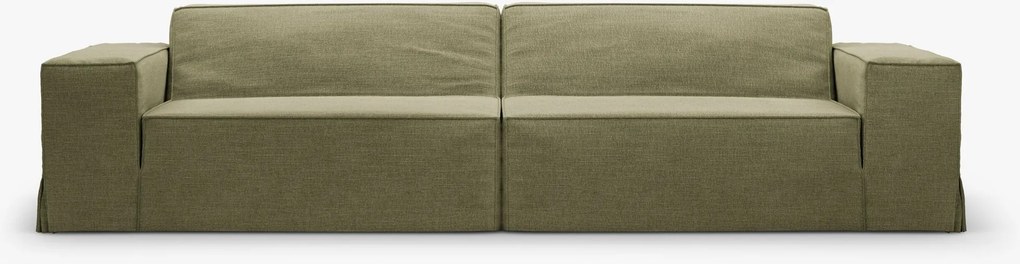 Divano modulare 4 posti Jodie con copertura in tessuto Lins – L244 cm