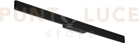 Linea applique da esterno ip54 led 3000k 20w  1950 lm nero 104cm