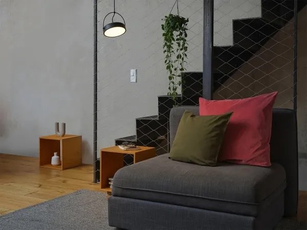 Osram - Lampadario LED a sospensione su cavo DECOR PUCK LED/12W/230V CRI 90 nero