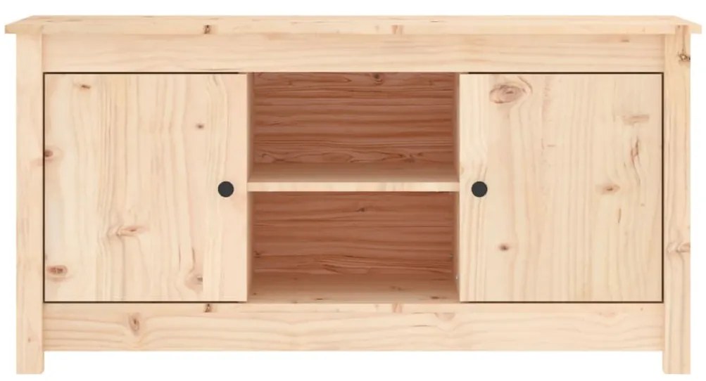 Mobile porta tv 103x36,5x52 cm in legno massello di pino