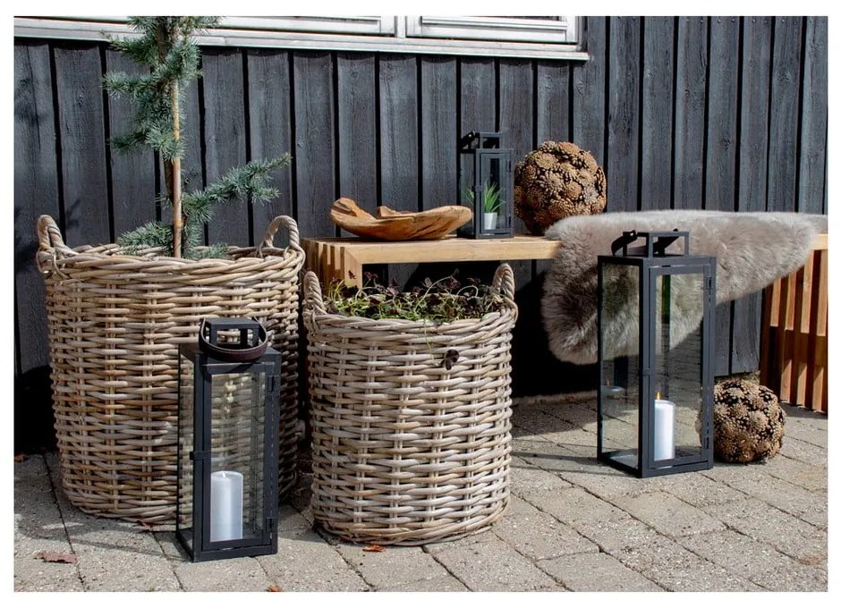 Set di 2 cesti in rattan Indo - House Nordic