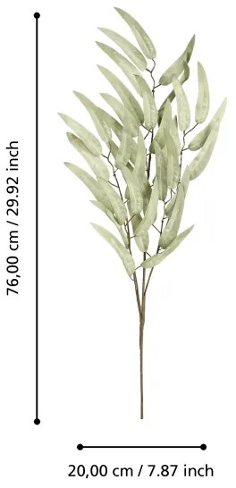 Eglo 428227 - Fiore artificiale KUNMING 76 cm verde