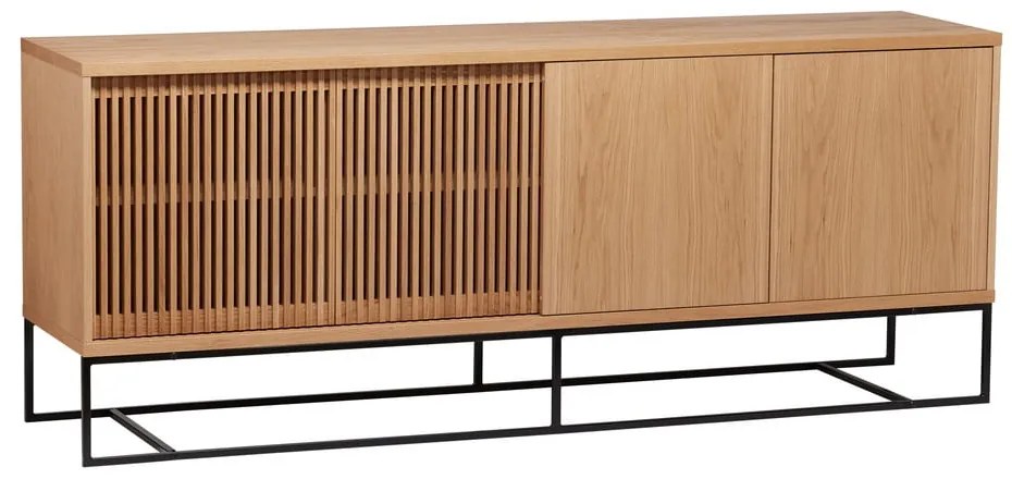 Cassettiera bassa in rovere naturale 188x75 cm Ende - Woodman