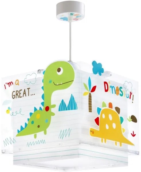 Dalber D-73452 - Lampadario per bambini DINOS 1xE27/60W/230V