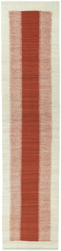 Kilim Tappeto orientale 80 x 360 Rosso (Tacchino) Tessuto A Mano
